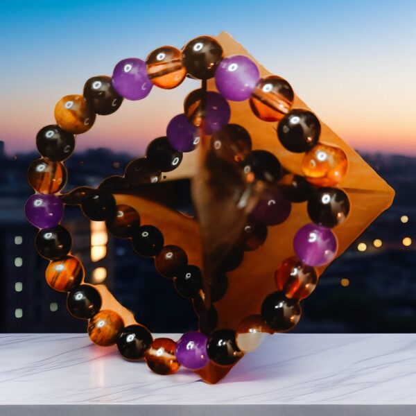 Amulette en collier de cristaux naturels – Image 2