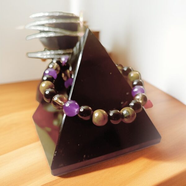 Amulette en collier de cristaux naturels – Image 3